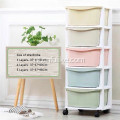 Plastic lades Organizer kabinet Rollende badkamer dressoir